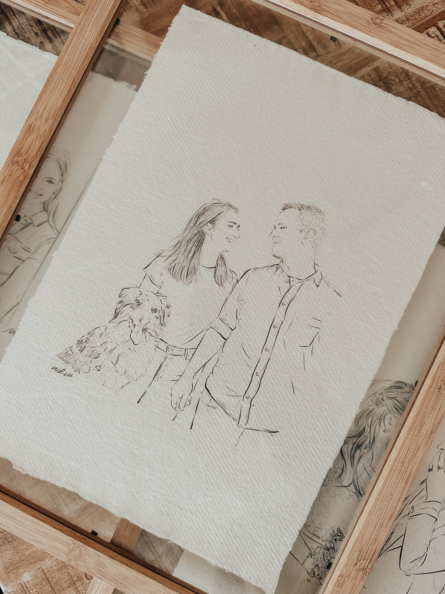 Persoonlijk lineart portret