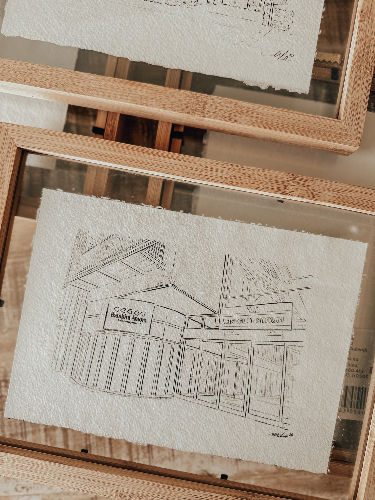 Lineart huis/pand/winkel