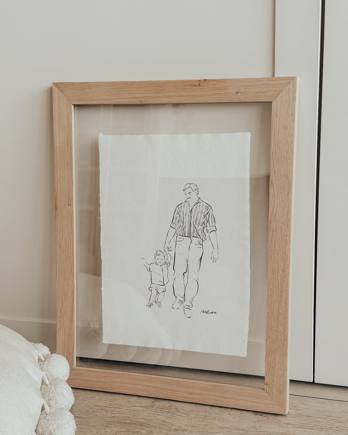 Persoonlijk lineart portret