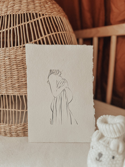 Zwangerschapsillustratie