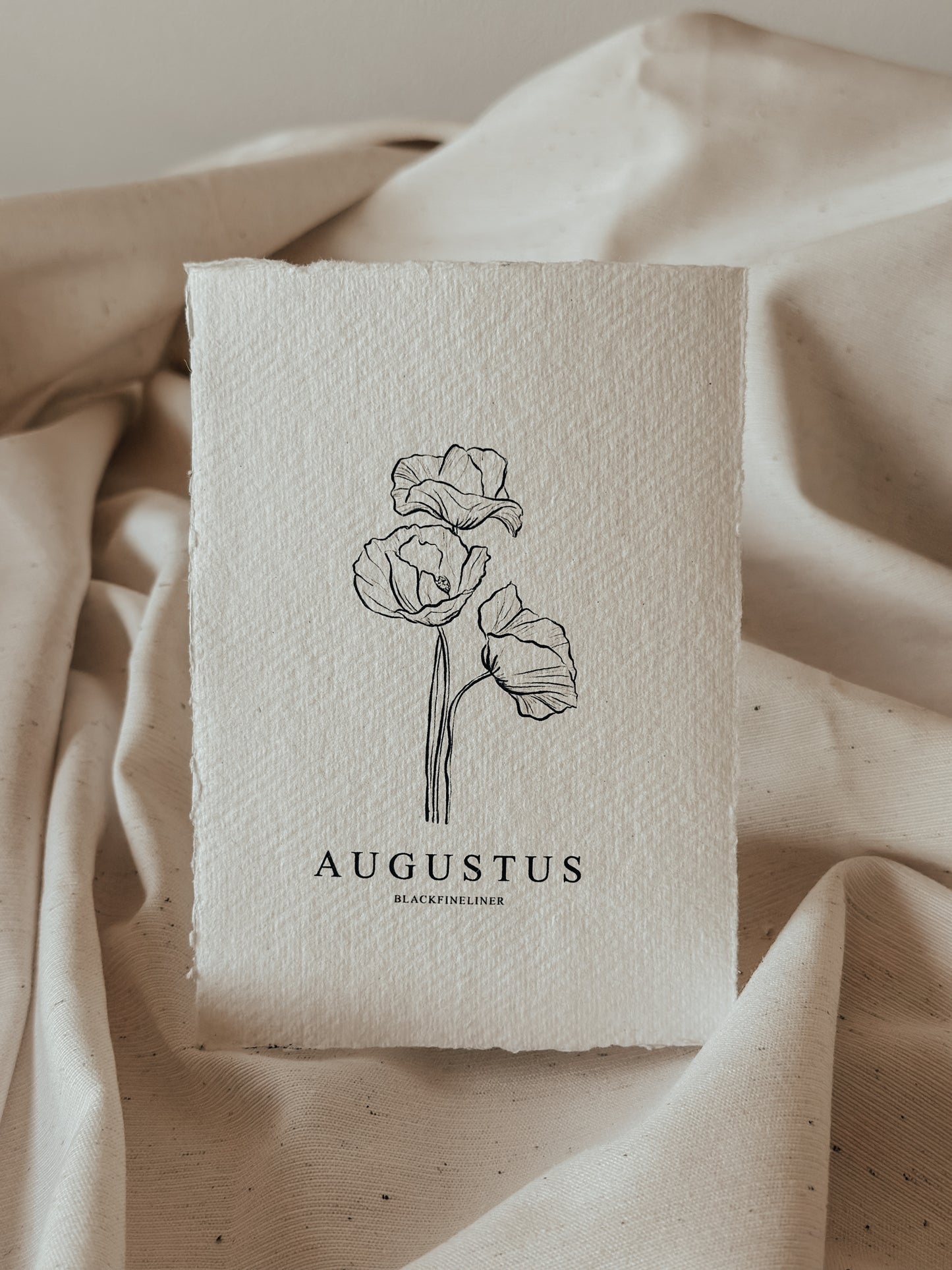 Geboortebloem Augustus - Klaproos