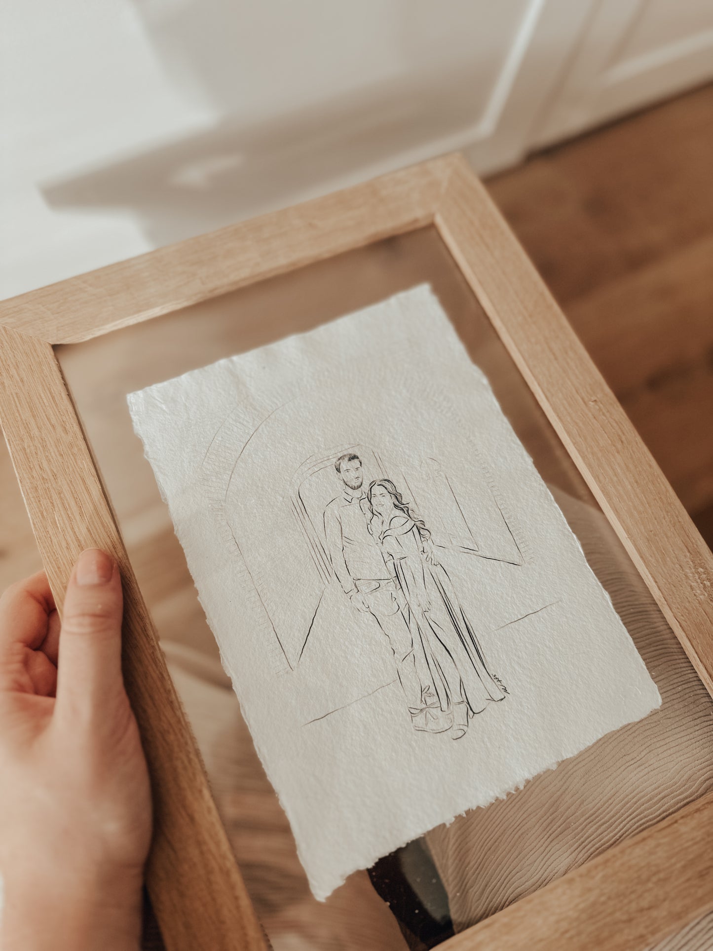 Persoonlijk lineart portret