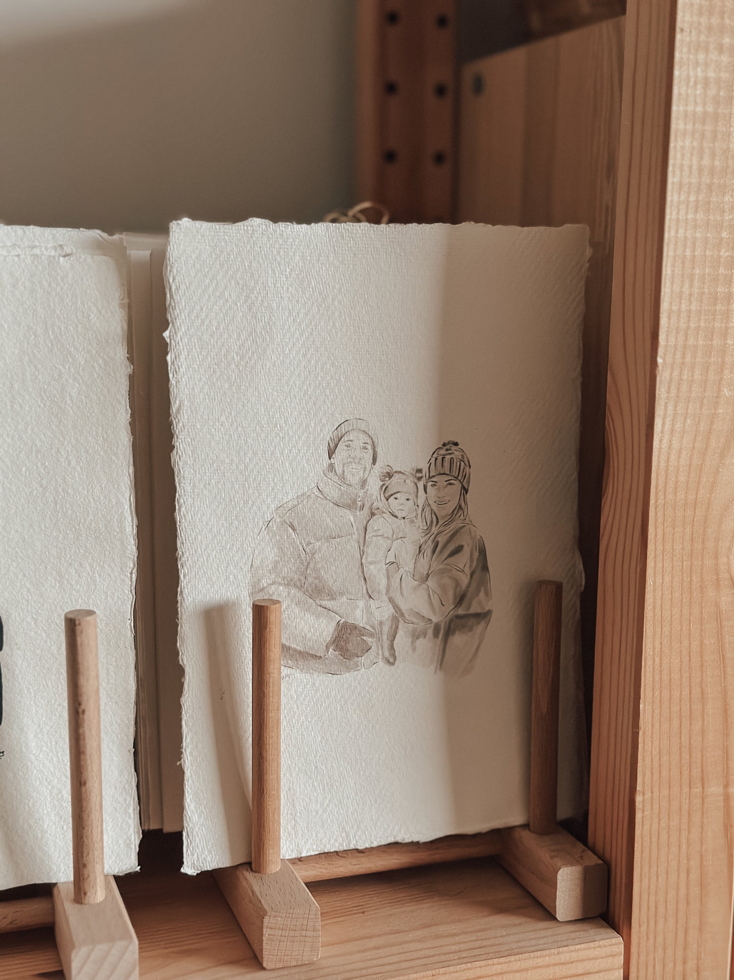 Persoonlijk waterverf portret
