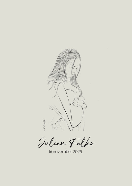 Zwangerschapsillustratie