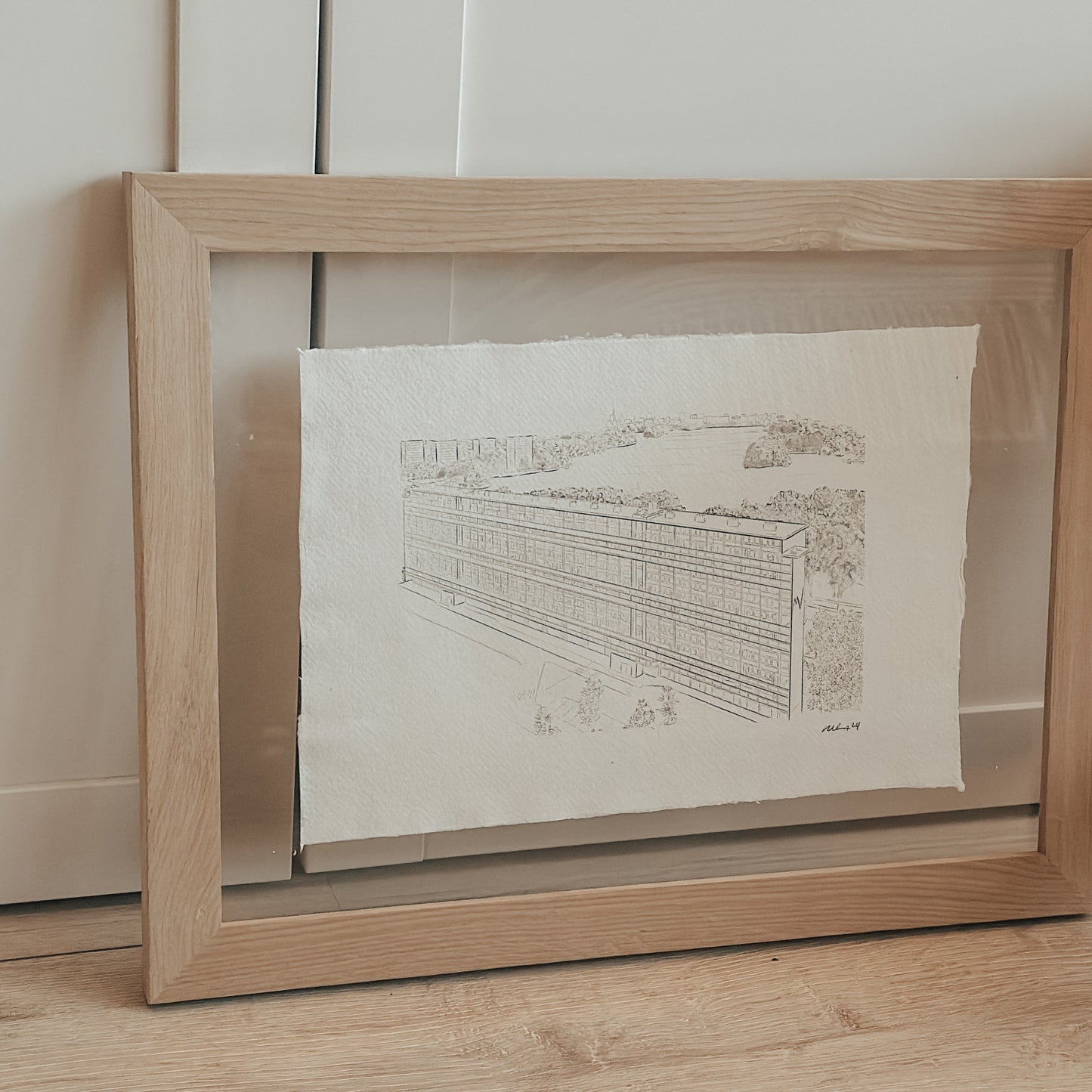Lineart huis/pand/winkel